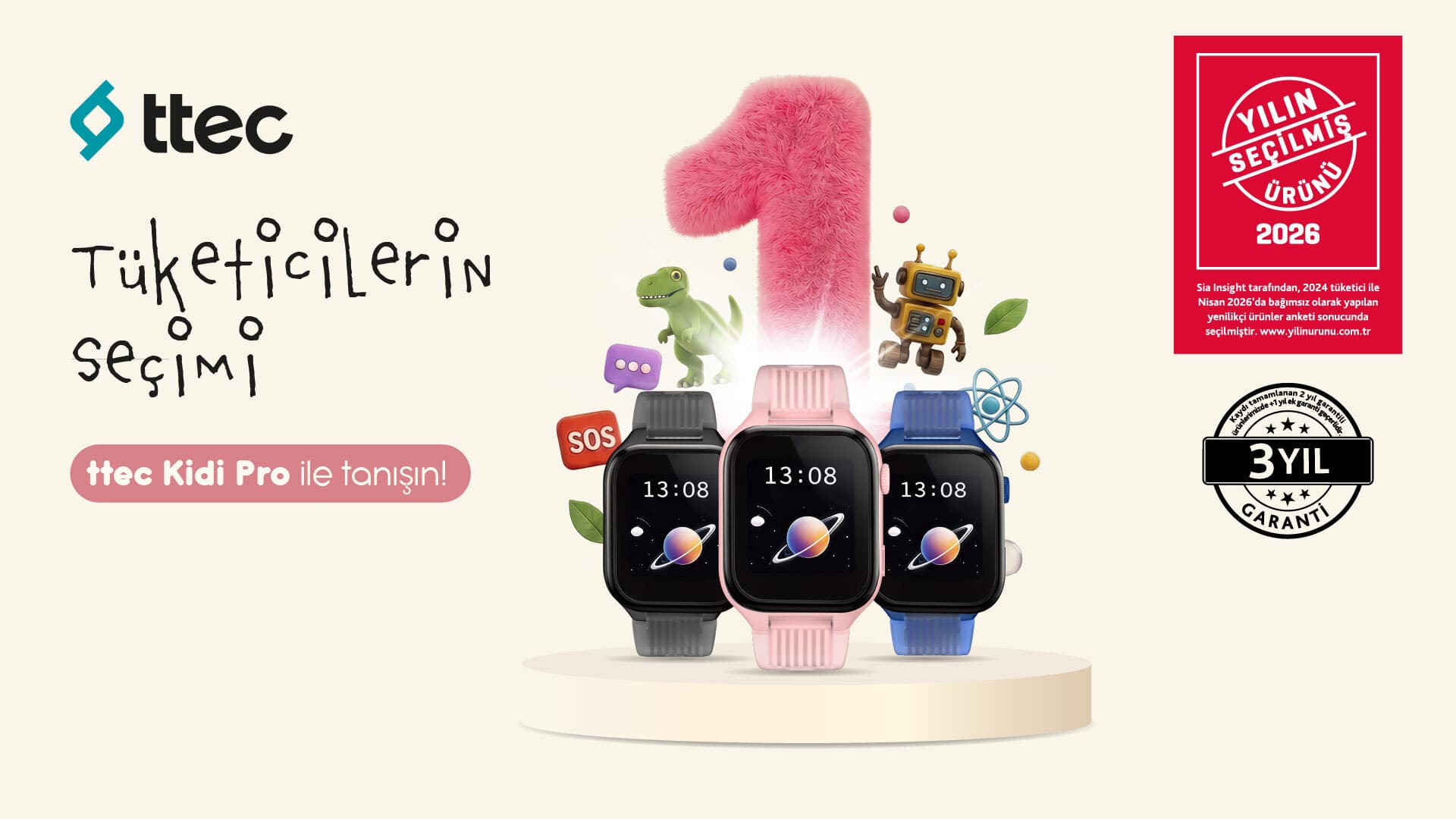 ttec Kidi Pro Smartwatch award showcase